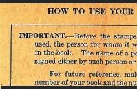 How to Use Your Ration Book, front