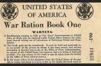 Ration book one, front