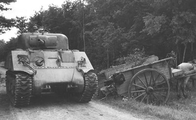 sherman tank battles against tiger tanks wwii